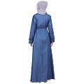 Kohinoor Denim Abaya- Blue